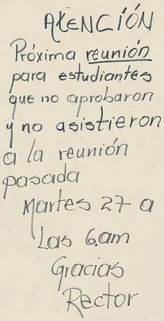 CARTEL 7: ALUMNOS ANTIGUOS PROMOVIDOS